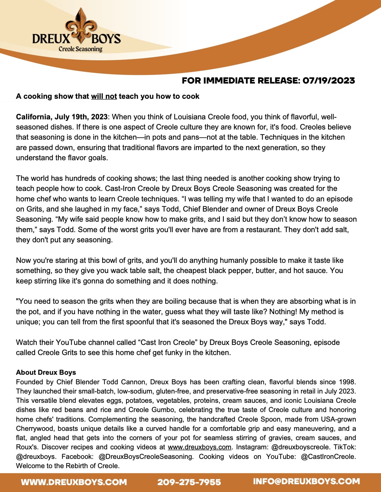 Press Release 7.19.23